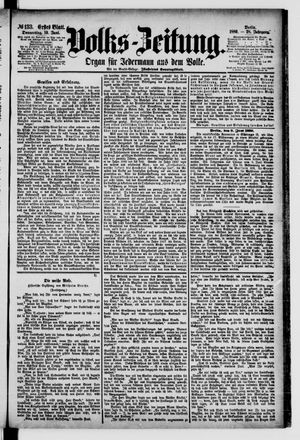 Volks-Zeitung vom 10.06.1880