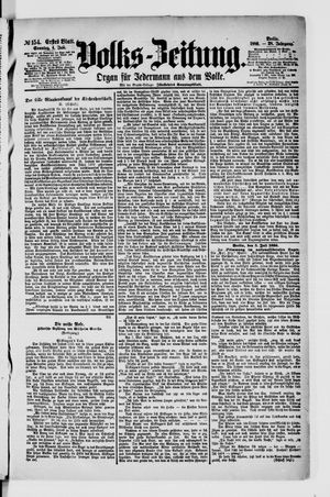 Volks-Zeitung vom 04.07.1880
