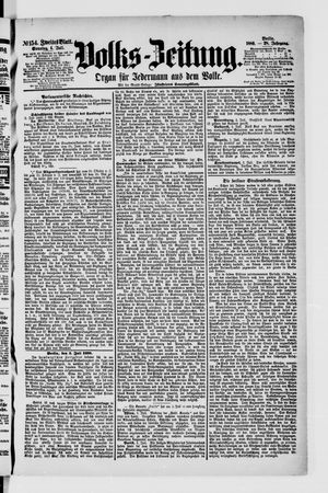 Volks-Zeitung vom 04.07.1880