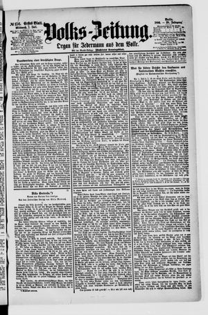 Volks-Zeitung on Jul 7, 1880