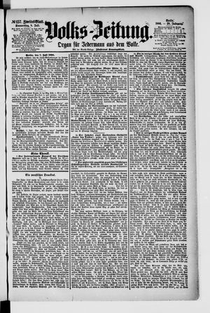 Volks-Zeitung vom 08.07.1880