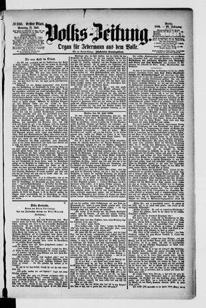 Volks-Zeitung vom 11.07.1880