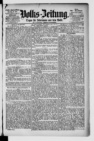 Volks-Zeitung vom 11.07.1880
