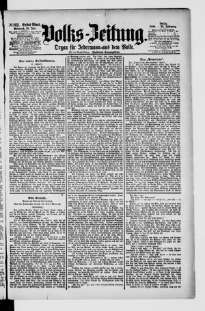 Volks-Zeitung vom 14.07.1880