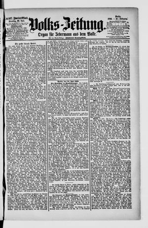 Volks-Zeitung vom 20.07.1880