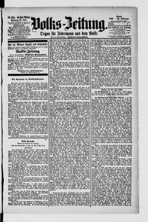 Volks-Zeitung vom 21.07.1880