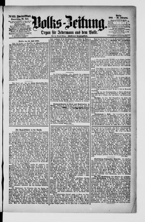 Volks-Zeitung vom 22.07.1880