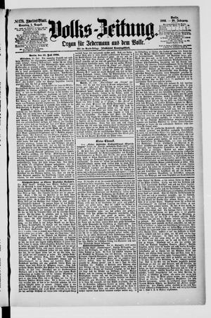 Volks-Zeitung on Aug 1, 1880