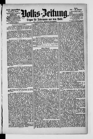 Volks-Zeitung vom 03.08.1880