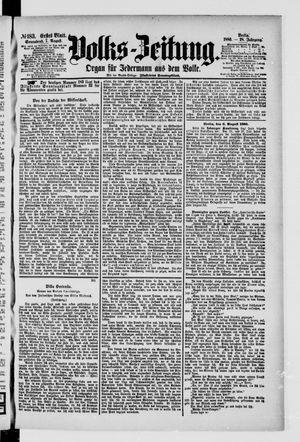 Volks-Zeitung vom 07.08.1880