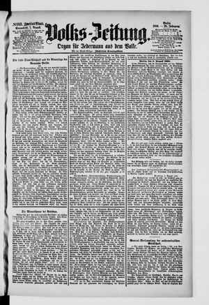 Volks-Zeitung vom 07.08.1880