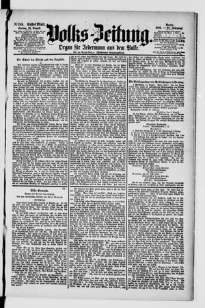 Volks-Zeitung on Aug 13, 1880
