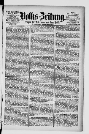 Volks-Zeitung on Aug 13, 1880