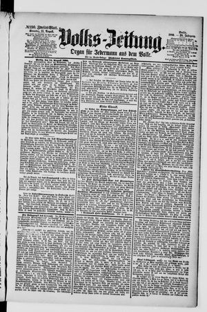 Volks-Zeitung vom 15.08.1880