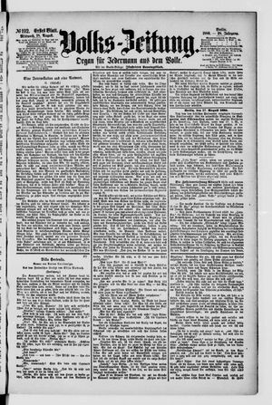 Volks-Zeitung vom 18.08.1880