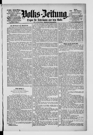 Volks-Zeitung vom 29.08.1880