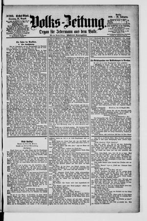 Volks-Zeitung vom 31.08.1880