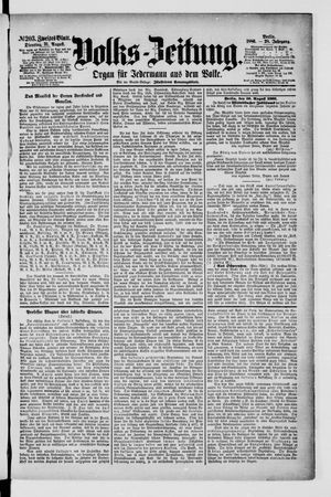 Volks-Zeitung vom 31.08.1880