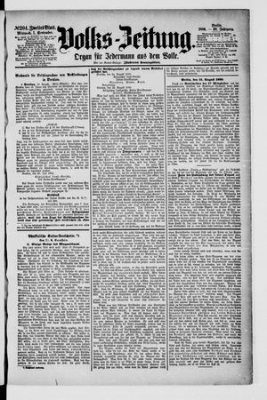 Volks-Zeitung vom 01.09.1880