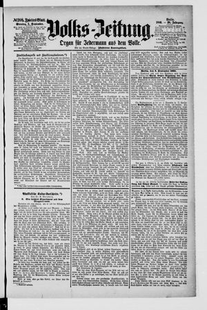 Volks-Zeitung vom 05.09.1880