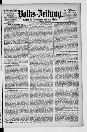 Volks-Zeitung vom 11.09.1880