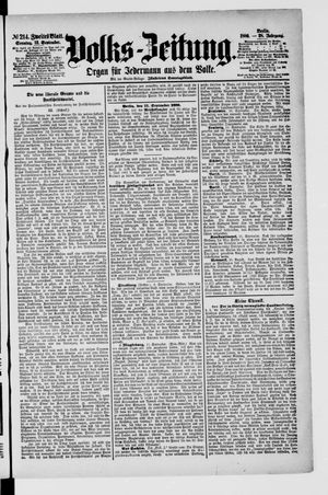 Volks-Zeitung vom 12.09.1880