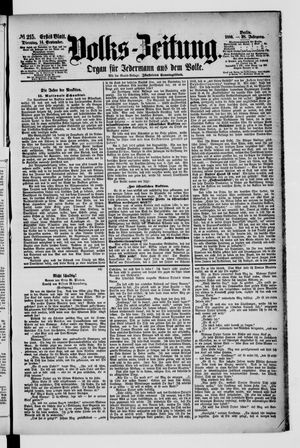 Volks-Zeitung vom 14.09.1880