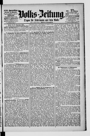 Volks-Zeitung vom 14.09.1880