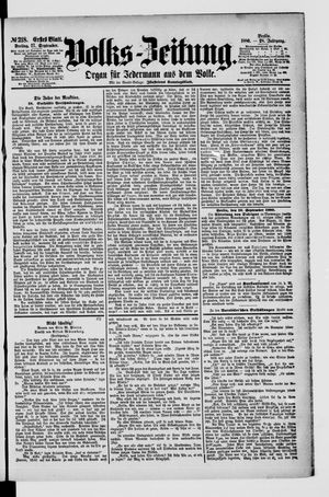 Volks-Zeitung vom 17.09.1880