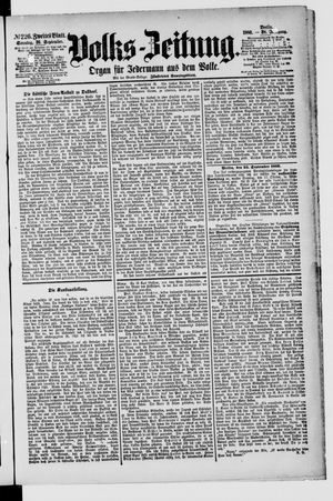 Volks-Zeitung vom 26.09.1880