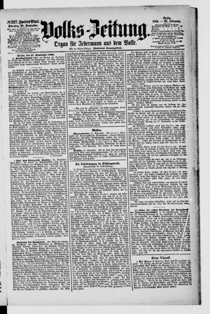 Volks-Zeitung vom 28.09.1880