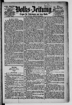 Volks-Zeitung vom 01.10.1880