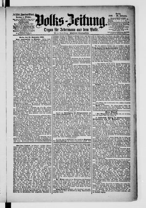Volks-Zeitung vom 01.10.1880