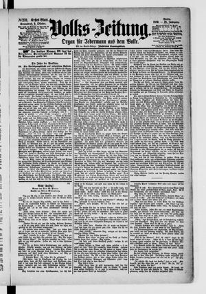 Volks-Zeitung vom 02.10.1880