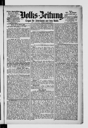 Volks-Zeitung vom 17.10.1880