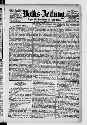 Volks-Zeitung on Oct 20, 1880