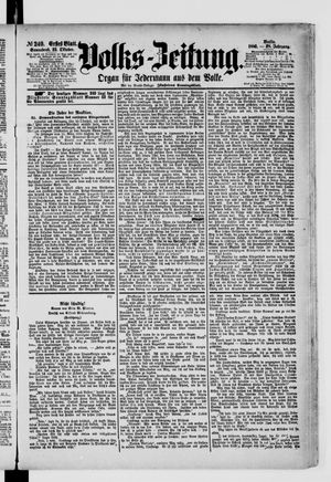Volks-Zeitung vom 23.10.1880