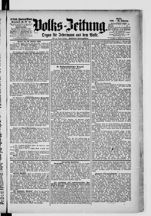 Volks-Zeitung vom 23.10.1880