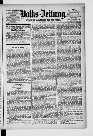 Volks-Zeitung vom 29.10.1880