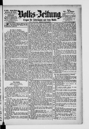 Volks-Zeitung on Oct 30, 1880
