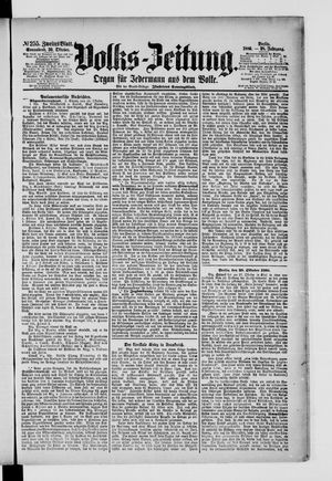 Volks-Zeitung on Oct 30, 1880