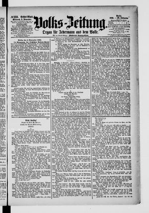 Volks-Zeitung vom 03.11.1880
