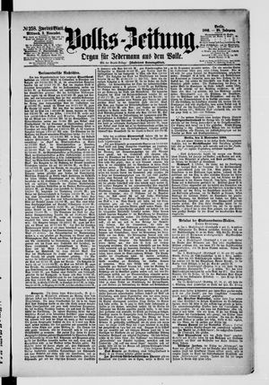Volks-Zeitung vom 03.11.1880