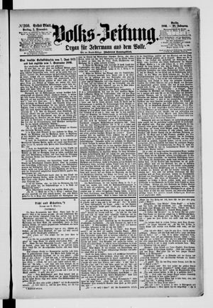 Volks-Zeitung on Nov 5, 1880