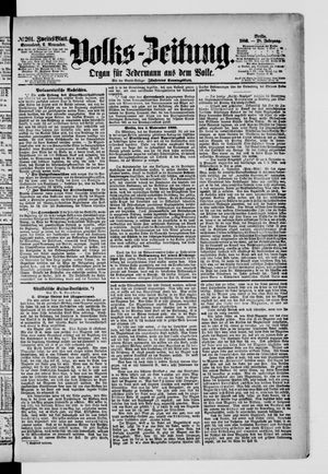 Volks-Zeitung vom 06.11.1880