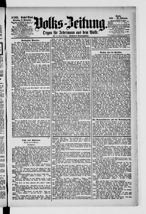Volks-Zeitung vom 09.11.1880