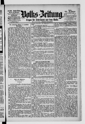 Volks-Zeitung vom 12.11.1880