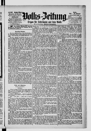 Volks-Zeitung vom 13.11.1880