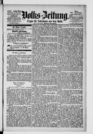 Volks-Zeitung vom 18.11.1880