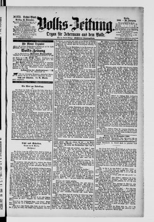 Volks-Zeitung vom 19.11.1880